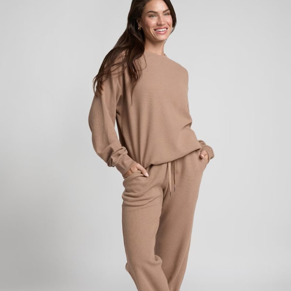 Reserved for @avariewilley CMFRT Waffle Lounge Long Sleeve Top